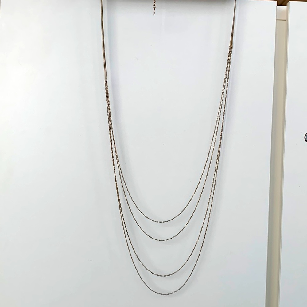 Aldo Multi Strand Very Long Necklace 22"